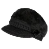 Damen Die moderne Hausfrau Kuschel-City-Mütze schwarz