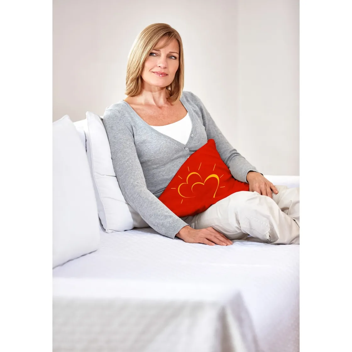 Hausapotheke ·Heizdecken & -Kissen|Heizdecken & -Kissen|Die moderne Hausfrau Kuschelheizkissen "Herz"