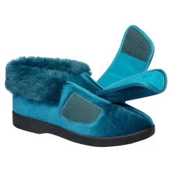 Hausschuhe|Die moderne Hausfrau Kuschel-Kletthausschuh 