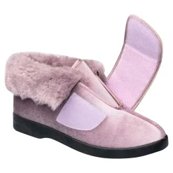 Hausschuhe|Die moderne Hausfrau Kuschel-Kletthausschuh 