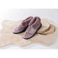 Hausschuhe|Die moderne Hausfrau Kuschel-Kletthausschuh 