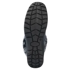 Stiefeletten|Die moderne Hausfrau Kuschel-Klettstiefelette „Steffi“ schwarz