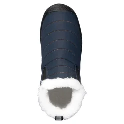 Stiefeletten|Die moderne Hausfrau Kuschel-Kurzstiefelette „Flexi“ marine