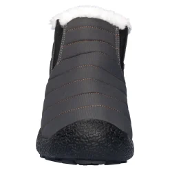 Stiefeletten|Die moderne Hausfrau Kuschel-Kurzstiefelette „Flexi“ anthrazit