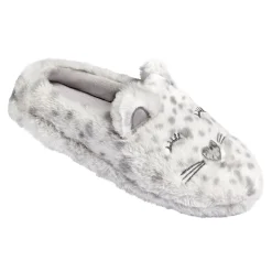 Hausschuhe|Die moderne Hausfrau Kuschel-Pantolette "Miezi"