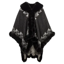 Ponchos|Die moderne Hausfrau Kuschel-Poncho „Elegant“