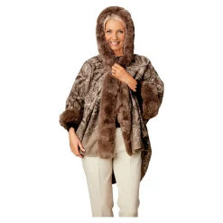 Ponchos|Die moderne Hausfrau ﻿Kuschel-Poncho „Katharina“