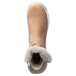 Stiefel|Die moderne Hausfrau Kuschelstiefel „Flora“ taupe