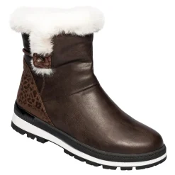 Stiefel|Die moderne Hausfrau Kuschelstiefel "Katharina" mit Wolle braun