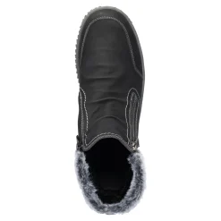 Stiefeletten|Die moderne Hausfrau Kuschel-Stiefelette „Carmen“ schwarz