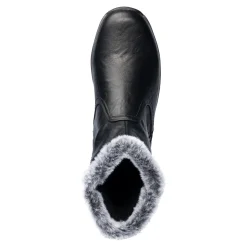 Stiefeletten|Die moderne Hausfrau Kuschel-Stiefelette mit Leder „Mona“