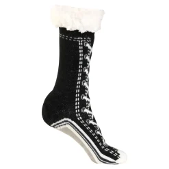 Socken|Die moderne Hausfrau Kuschel-Strümpfe „Schnürschuh“, 1 Paar