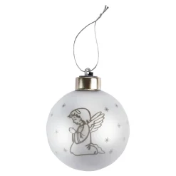 Weihnachtsdekoration·Weihnachtsbaumschmuck|Weihnachtsdekoration·Weihnachtsbeleuchtung|Die moderne Hausfrau LED-Christbaumkugel "betender Engel"