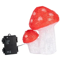 Dekofiguren|Herbstdekoration|Die moderne Hausfrau LED-Dekofigur "Leuchtpilze"