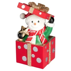 Dekofiguren|Herbstdekoration|Die moderne Hausfrau LED-Deko-Figur Schneemann