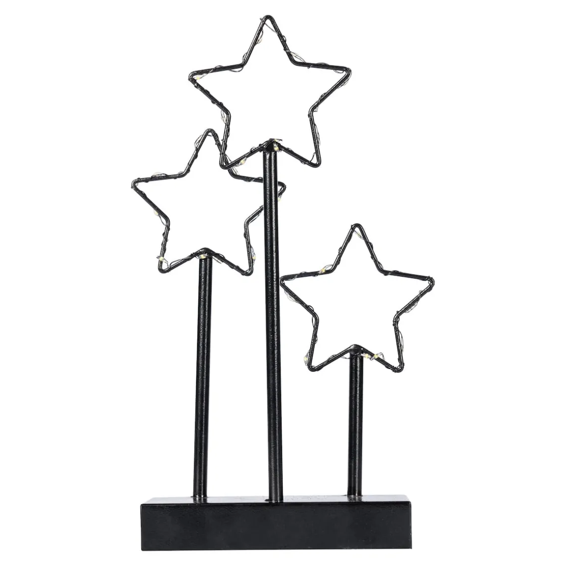 Weihnachtsdekoration·Weihnachtsbeleuchtung|Weihnachtsdekoration·Weitere Weihnachtsdeko|Die moderne Hausfrau LED-Dekofigur "Sternen-Trio"