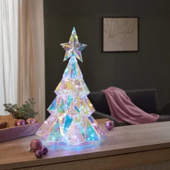 Weihnachtsdekoration·Weihnachtsbeleuchtung|Gartendekoration ·Led-Leuchten|Die moderne Hausfrau LED-Dekofigur Tanne „Galaxy“