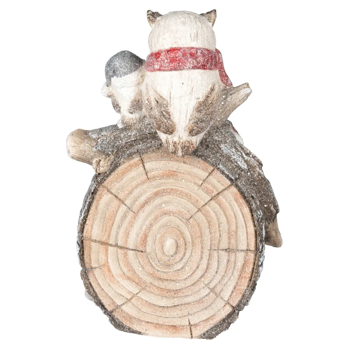 Weihnachtsdekoration·Weitere Weihnachtsdeko|Die moderne Hausfrau LED-Dekofigur „Winter-Eulen“