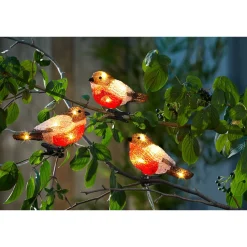 Dekofiguren|Frühlingsdekoration|Die moderne Hausfrau LED-Dekofiguren „Vogelzwitschern“