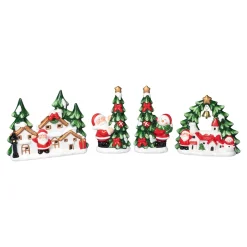 Weihnachtsdekoration·Weihnachtsbeleuchtung|Dekofiguren|Die moderne Hausfrau LED-Dekofiguren-Set, 4 Stück