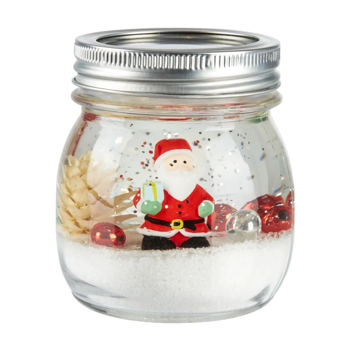 Weihnachtsdekoration·Weihnachtsbeleuchtung|Weihnachtsdekoration·Weihnachtskerzen|Die moderne Hausfrau LED-Duftkerze Weihnachtsmann