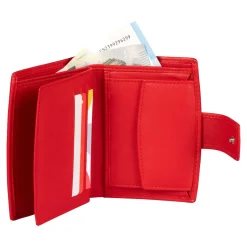 Geldbörsen|Die moderne Hausfrau Lederbörse „Barbara“ rot