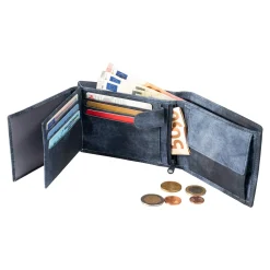 Geldbörsen|Die moderne Hausfrau Lederbörse „Jeans“