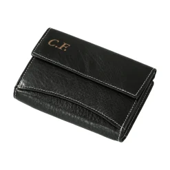 Geldbörsen|Die moderne Hausfrau Lederbörse personalisiert mit Initialen