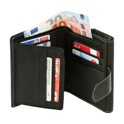 Geldbörsen|Die moderne Hausfrau Lederbörse personalisiert mit Initialen