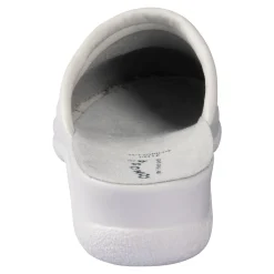 Pantoletten|Clogs & Pantoletten|Die moderne Hausfrau Leder-Pantolette für Herren weiß