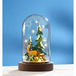 Dekofiguren|Die moderne Hausfrau LED-Glasdeko "4 Jahreszeiten"