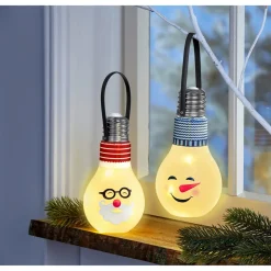 Weihnachtsdekoration·Weihnachtsbaumschmuck|Weihnachtsdekoration·Weihnachtsbeleuchtung|Die moderne Hausfrau LED-Glühbirne Weihnachtsmann