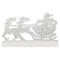 Weihnachtsdekoration·Weihnachtsbeleuchtung|Dekofiguren|Die moderne Hausfrau LED-Glitterdeko ­„Schlittenfahrt“