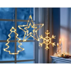 Weihnachtsdekoration·Weihnachtsbeleuchtung|Weihnachtsdekoration·Weitere Weihnachtsdeko|Die moderne Hausfrau LED-Hänger, 1 Stück Stern