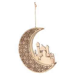 Dekofiguren|Die moderne Hausfrau LED-Holzdeko „Ramadan“