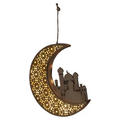 Dekofiguren|Die moderne Hausfrau LED-Holzdeko „Ramadan“