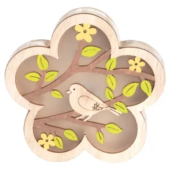 Dekofiguren|Osterdekoration|Die moderne Hausfrau LED-Holzdeko ­„Vogelzwitschern“