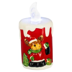 Weihnachtsdekoration·Weihnachtsbeleuchtung|Weihnachtsdekoration·Weihnachtskerzen|Die moderne Hausfrau LED-Kerze + Gratis Batterien Rentier