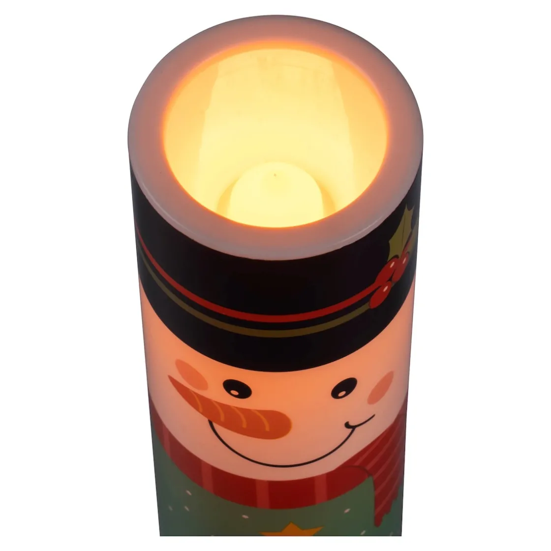 Weihnachtsdekoration·Weihnachtsbeleuchtung|Weihnachtsdekoration·Weihnachtskerzen|Die moderne Hausfrau LED-Kerze Schneemann