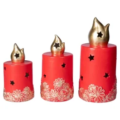 Weihnachtsdekoration·Weihnachtsbeleuchtung|Weihnachtsdekoration·Weihnachtskerzen|Die moderne Hausfrau LED-Kerzen, 3 Stück