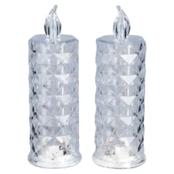 Gartendekoration ·Led-Leuchten|Leuchtdekoration·Kerzen & Teelichter|Die moderne Hausfrau LED-Kerzen „Diamond“, 2 Stück