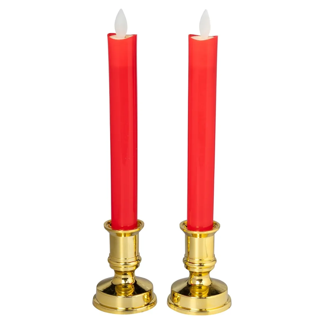 Gartendekoration ·Led-Leuchten|Leuchtdekoration·Kerzen & Teelichter|Die moderne Hausfrau LED-Kerzen „Elegant“, 2 Stück