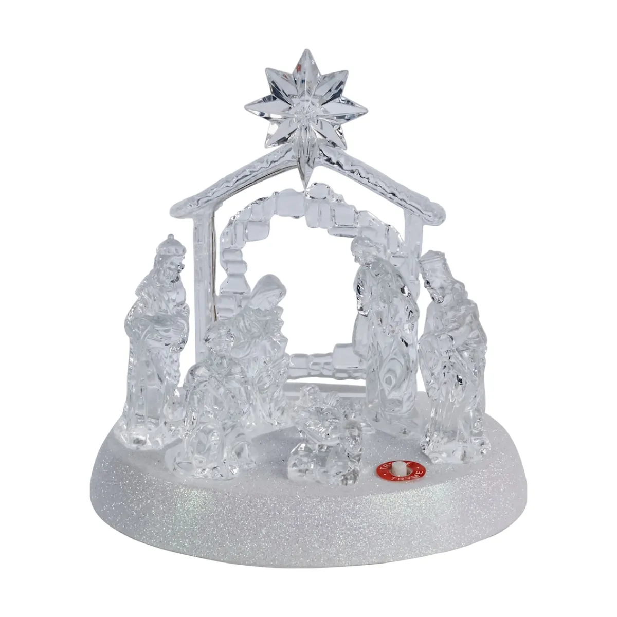 Die moderne Hausfrau LED-Krippe "Musik"