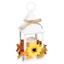 Herbstdekoration|Gartendekoration ·Led-Leuchten|Die moderne Hausfrau LED-Laterne „Herbst“ goldener Herbst