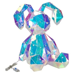 Dekofiguren|Osterdekoration|Die moderne Hausfrau LED-Leucht-Hase „Prisma“