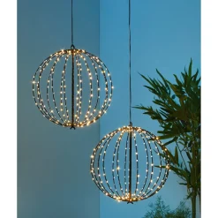 Gartendekoration ·Led-Leuchten|Leuchtdekoration·Laternen|Die moderne Hausfrau LED-Leuchtkugel „Outdoor“, 1 Stück
