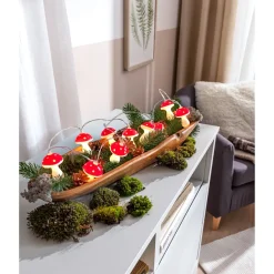 Lichterketten|Herbstdekoration|Die moderne Hausfrau LED-Lichterkette „Pilze“