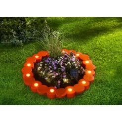 Beetbegrenzung|Die moderne Hausfrau LED-Solar-Beeteinfassung, 2m