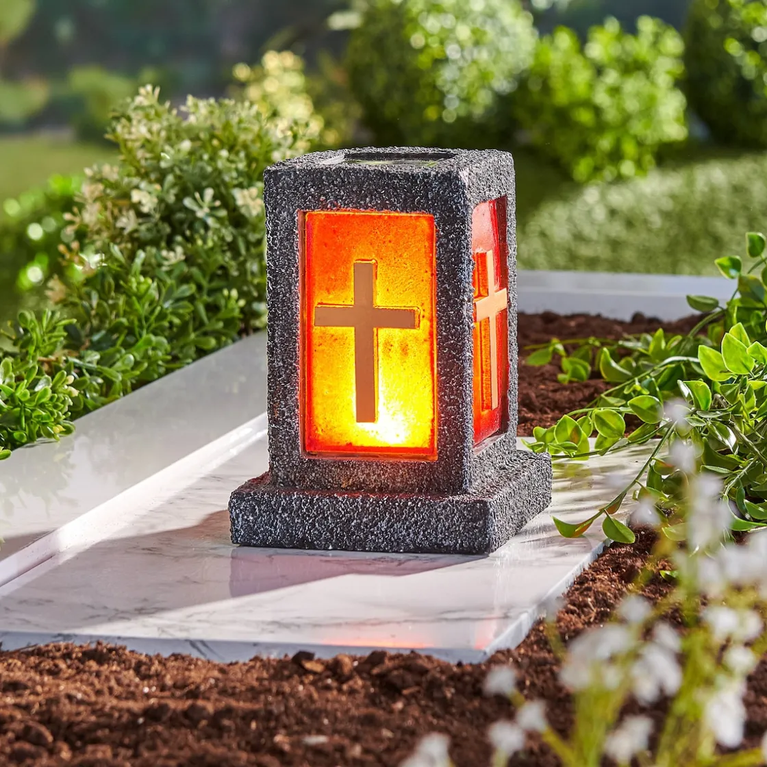 Grabdeko|Die moderne Hausfrau LED-Solar-Grablicht