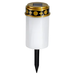 Grablichter|Die moderne Hausfrau LED-Solar-Grablicht weiß